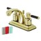 Kingston Brass KB4642DKL 4-Inch Centerset Bathroom Faucet with Retail Pop-Up, Polished Brass KB4642DKL - alternate 1